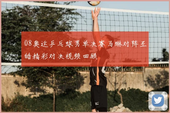 08奥运乒乓球男单决赛马琳对阵王皓精彩对决视频回顾